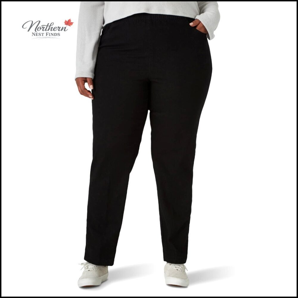 Relaxed Fit Pull-On Jeans with Elastic Waistband